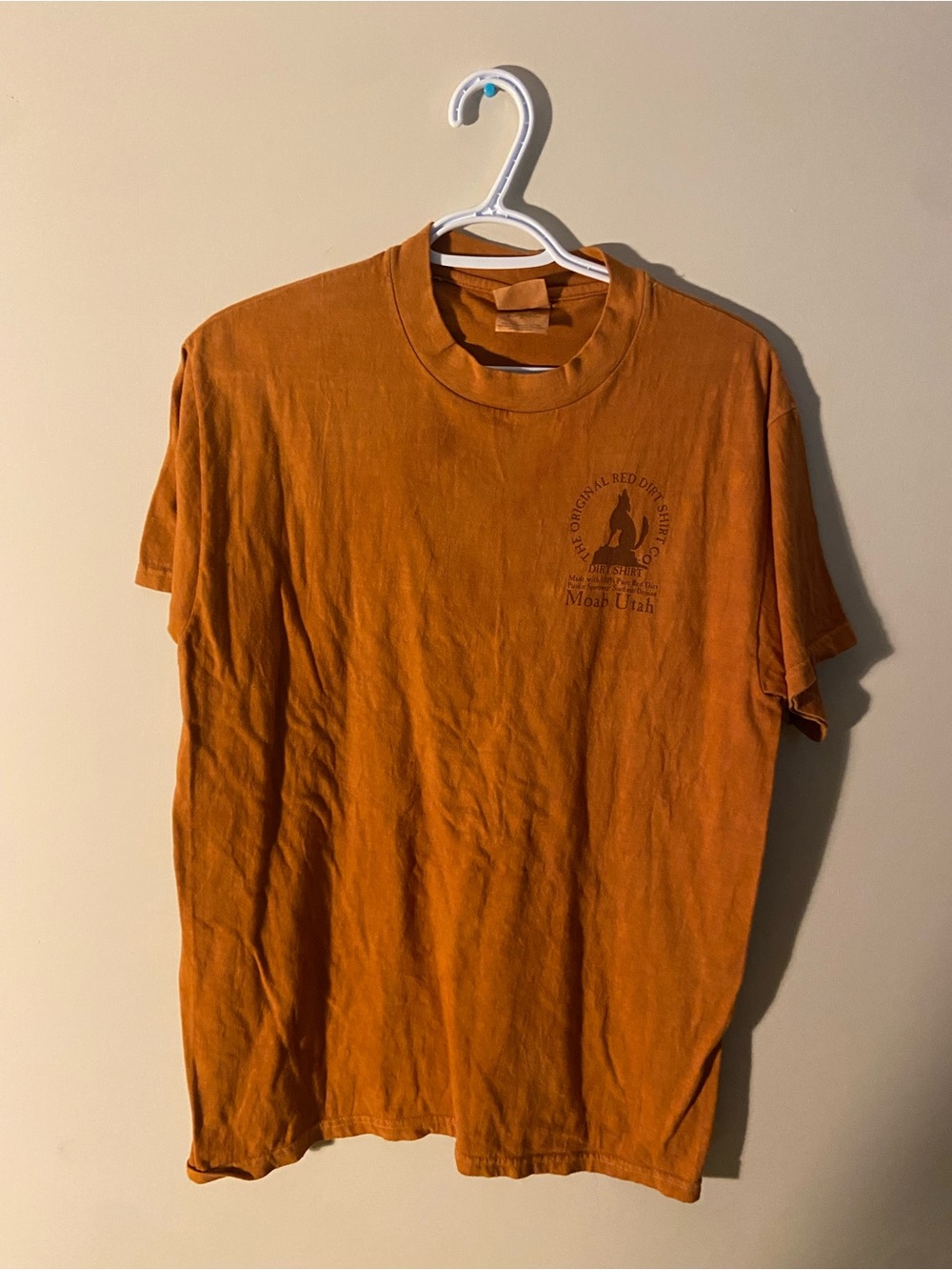 Men's Short-Sleeve Graphic Tee in Rust Orange